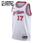 Maillot NBA Houston Rockets Tari Eason Nike 2025-26 City Edition Blanc Swingman - Enfant